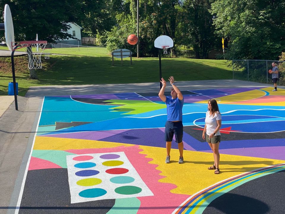 Shooting hoops